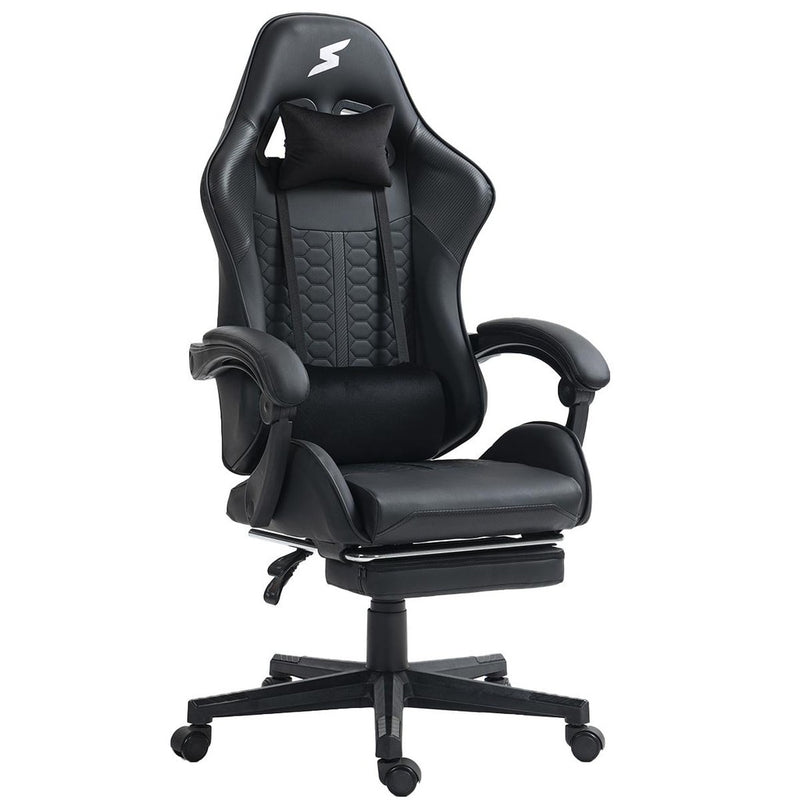 Cadeira Gamer SuperFrame Rocket, Reclinável, Preto,