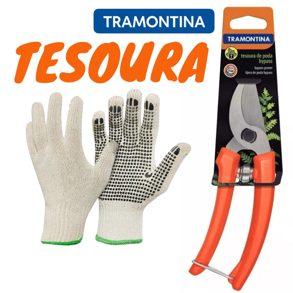 Tesoura de Poda Para Jardinagem Tramontina