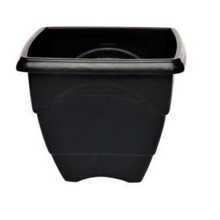 Kit 10 Vasos Quadrados Preto M 5.5 L Horta Planta Casa Jardim Mudas