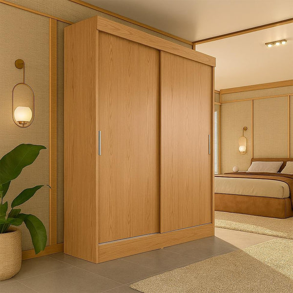 Guarda-Roupa Casal Boreal 2 Portas Carvalho