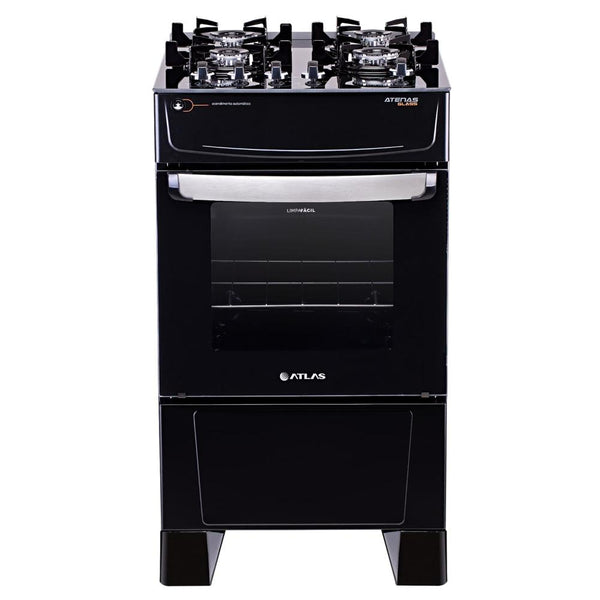 Fogão Atlas 4 Bocas preto