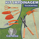 Conjunto Jardinagem Tramontina Com Pazinhas + Sacho + Tesouras de Poda