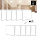 Kit 10 Painel Plafon Led Sobrepor 25w Quadrado Luz Forte