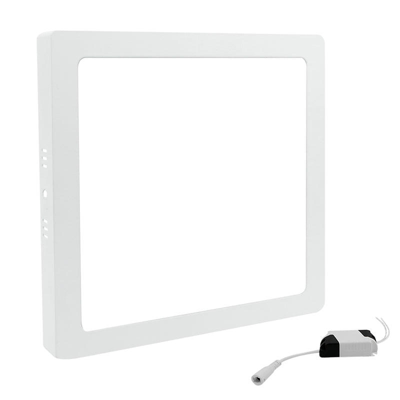 Kit 10 Painel Plafon Led Sobrepor 25w Quadrado Luz Forte