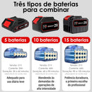 Máquina de Cortar Grama A Bateria Aparador de Grama Elétrico 21V