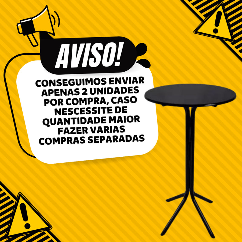Jogo Mesa Bistrô Aço E Mdf E 2 Banquetas Cozinha Alta Bar