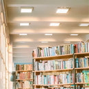 Kit 10 Painel Plafon Led Sobrepor 25w Quadrado Luz Forte