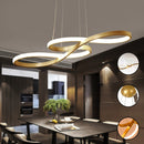 Lustre Pendente LED Em Espiral Moderno