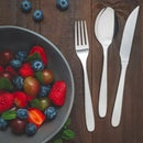 Jogo 48 Peças Talher em Aço Inox 12 Garfos 12 Colheres 12 Facas 12 Colheres Sobremesa Linha Premium