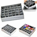 Organizador De Gaveta 33X30X10 24 Ou 12 Ou 6 Divisórias Dobrável Guarda Peças Intimas Sutiã Meias