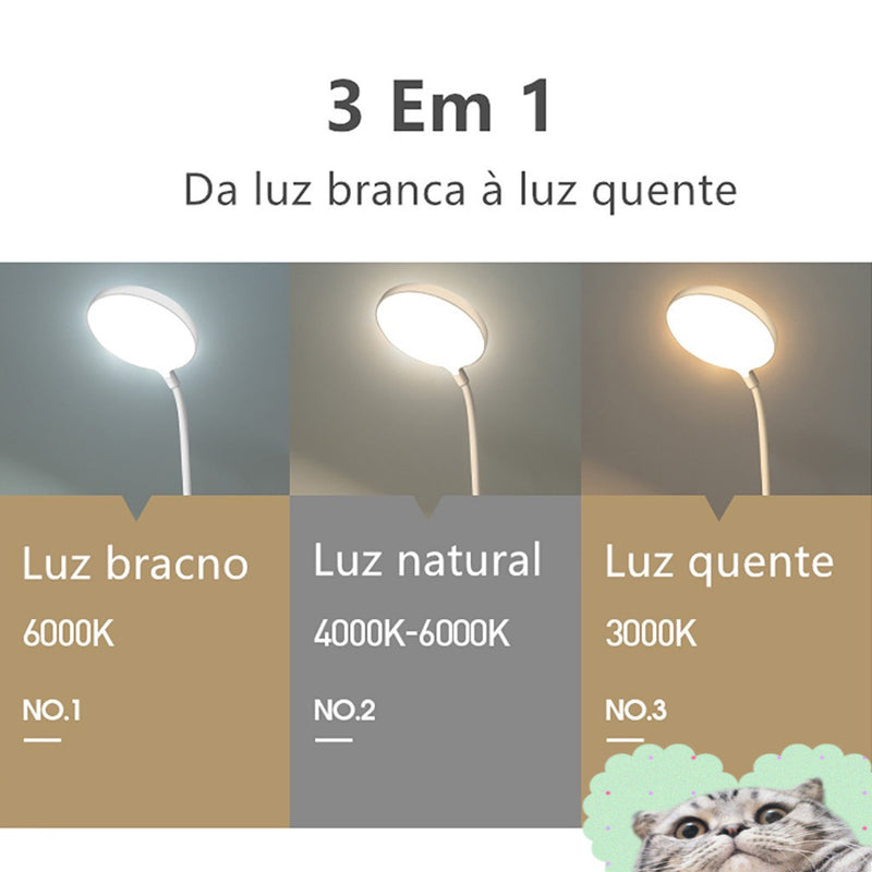 Luminária De Mesa Recarregáveis Led Com Proteção Os Olhos Usb Iluminaria Abajur Lâmpada De Mesa Para Quarto Dormitório