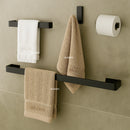 Kit De Banheiro Preto Com Ducha Higiênica - Porta Toalhas