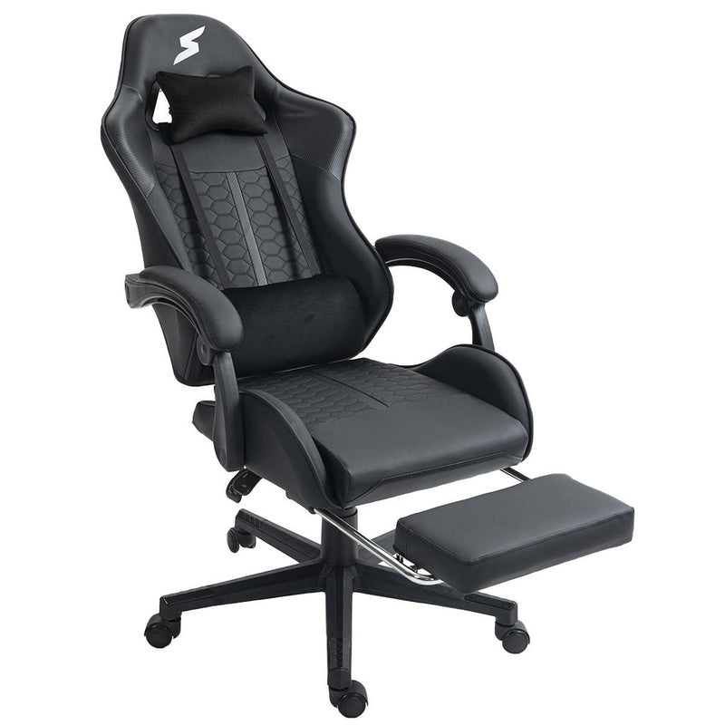 Cadeira Gamer SuperFrame Rocket, Reclinável, Preto,