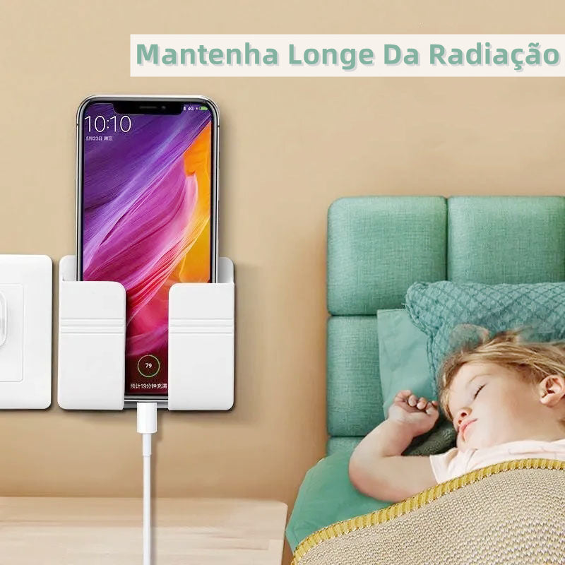 5 Pcs Adesivo Sem Furos Suporte De Parede Multifuncional Design Caixa De Armazenamento Controle Remoto Multiuso