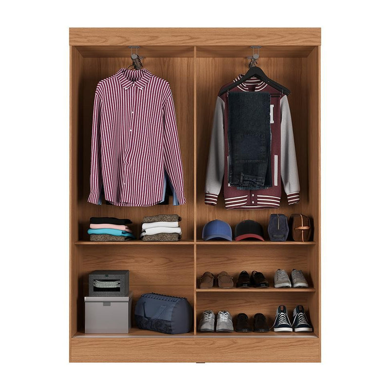 Guarda-Roupa Casal Boreal 2 Portas Carvalho