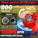 Máquina de Cortar Grama A Bateria Aparador de Grama Elétrico 21V