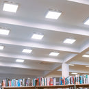 Kit 10 Painel Plafon Led Sobrepor 25w Quadrado Luz Forte