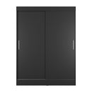 Guarda-Roupa Casal Boreal 2 Portas Preto