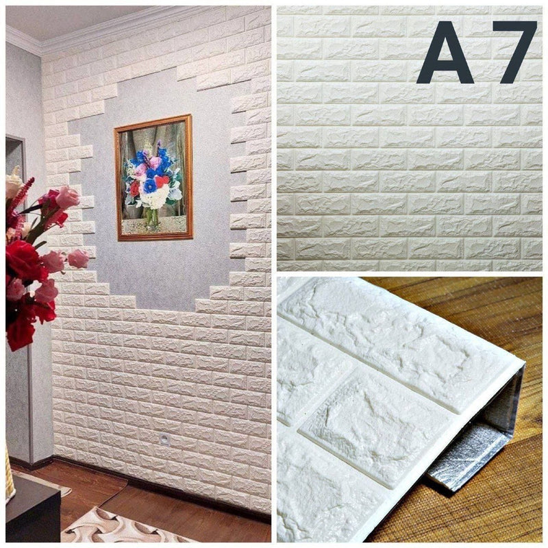 3D papel de parede decoração da casa teto quarto das crianças espuma à prova d'água cozinha e banheiro