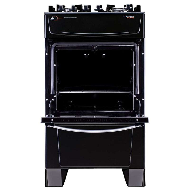Fogão Atlas 4 Bocas preto