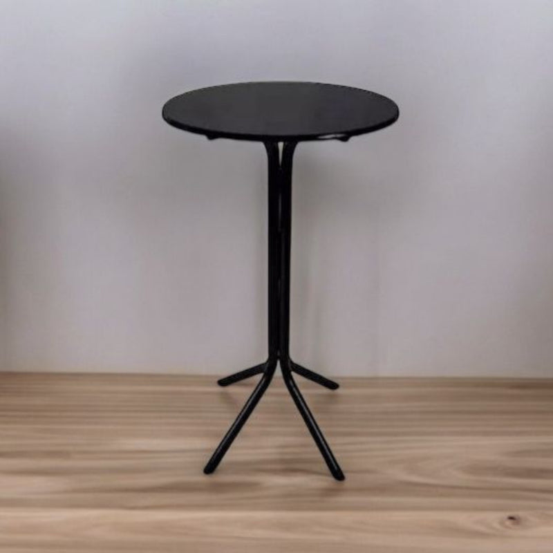 Jogo Mesa Bistrô Aço E Mdf E 2 Banquetas Cozinha Alta Bar