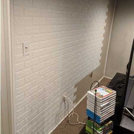 3D papel de parede decoração da casa teto quarto das crianças espuma à prova d'água cozinha e banheiro