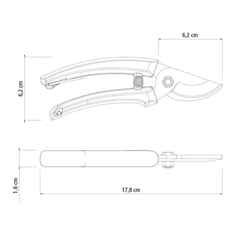 Tesoura de Poda Para Jardinagem Tramontina