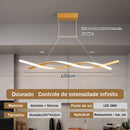 Lustre Pendente LED Em Espiral Moderno