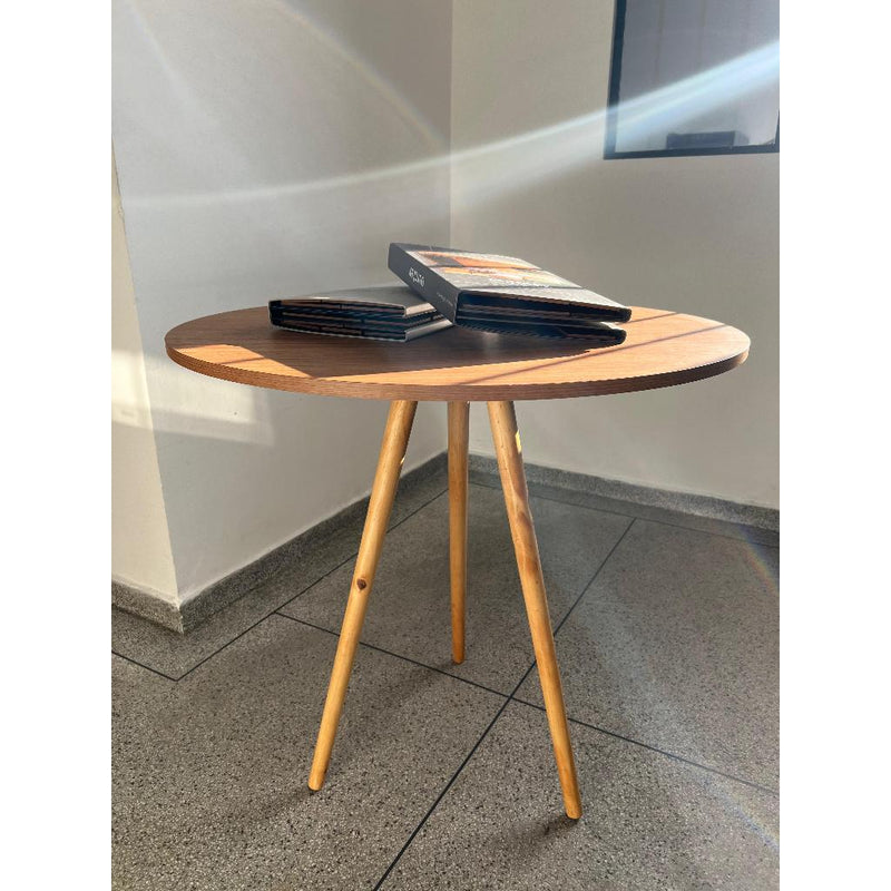 Mesa de jantar 4 lugares de cozinha ou sala redonda