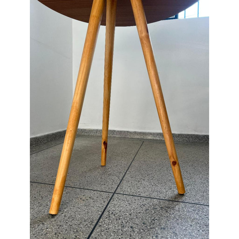 Mesa de jantar 4 lugares de cozinha ou sala redonda