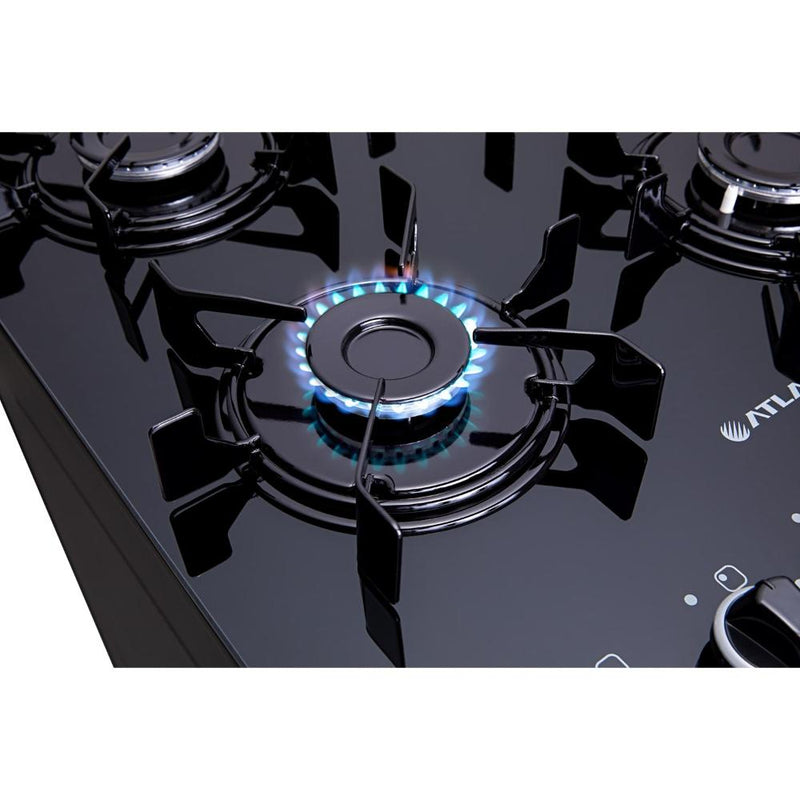 Fogão Atlas 4 Bocas preto