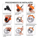 Máquina de Cortar Grama A Bateria Aparador de Grama Elétrico 21V